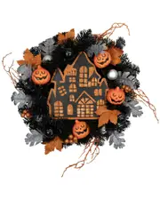 Northlight Haunted House Halloween Wreath