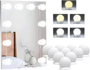 Vanity Mirror Lights 5m USB Cable Hollywood 5 Lights Modes 10 Dimmable Bulbs LED