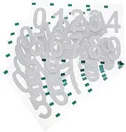 Tofficu 6 Sets Reflective Number Stickers for Mailbox Fluorescent Decals for Outdoor Address Signs of Numbers Enhanced Visibility for Nighttime Clarity
