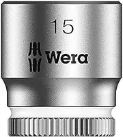 Wera 8790 HMA 1/4-Inch Zyklop Socket, 15 mm x 23 mm Size