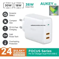 在飛比找蝦皮購物優惠-Aukey PA-D2 充電器 30W GAN 雙口 USB