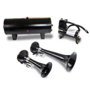 Kleinn HK5 Black Dual Train Horn Kit