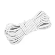 1/4 Inch Shock Cord, 50 Feet White Bungee Cord Tent Pole Elastic Kayak Rope