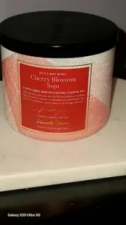 NEW Cherry Blossom Soju 3-Wick Candle 14.5 oz Bath & Body Works