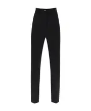Dolce Gabbana Milano Stitch Cigarette Pants IT42,IT48,IT46 Black