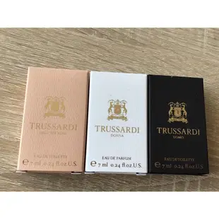 TRUSSARDI 晶漾玫瑰/Donna 女性淡香水淡香精/UOMO男性淡香水7ml 任選一支