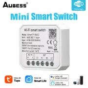 Tuya WiFi Mini Smart Switch Module 2 Gang DIY Switch Control Timer Work With Sma