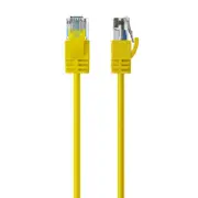 Cruxtec Ultra-Thin CAT6A UTP Ethernet Cable 3m - Yellow (RF6A-030-YE)