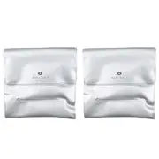 2x Barcraft Adjustable 18.5cm Wrap Around Wine Cooler Bottle Chill Sleeve Silver