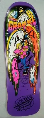 Santa Cruz Grabke MELTING CLOCKS Reissue Skateboard Deck