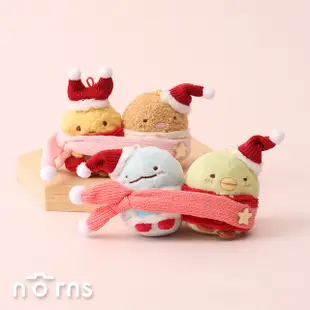 日貨角落生物2in1聖誕節圍巾沙包組- Norns 日本Sumikko Gurashi X'mas角落小夥伴娃娃玩偶