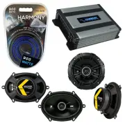Fits Mercury Lynx 1981-1987 Speaker Replacement Kicker DSC5 DSC68 HA-A400.4 Amp