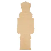 Wood Nutcracker Cutout, 18" Unfinished Christmas Craft & DIY Decor | Woodpecker