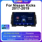 For Nissan Kicks 2017-2019 Car Radio GPS Navigation Multimedia Video Player RDS