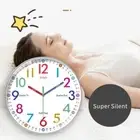 Punch-free Electronic Color Clock Mute Learning Clock Kids