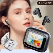TWS Smart Touch Screen Earbuds Wireless Bluetooth Headphones Headset Mic Stereo