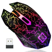 Wireless Rechargeable Gaming Mouse for Computer Laptop Gamer PC Desktop Mac