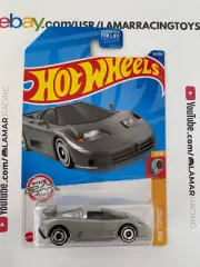 2022 Hot Wheels Silver/Gray ‘94 Bugatti EB110 SS, #65/250 | HW Turbo #5/10