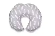 4Baby Nursing Pillow Feathers Grey Breast Feeding Breastfeeding Cushion Baby New