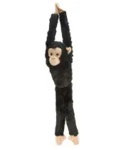 Hanging MONKEY/CHIMPANZEE soft plush toy 20 inch/50cm long NEW