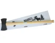 Marbles Large Double Bit 36" Axe High Carbon Steel Head Hatchet Hickory Handle