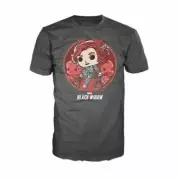 Funko Pop T-Shirt - Black Widow - Marvel Collector Corp - Size LARGE