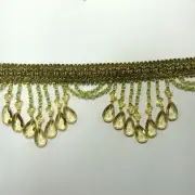 4"Crystal Beaded Fringe Trim-6111-5