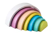 Kaper Kidz - CALM & BREEZY WOODEN STACKING RAINBOW VINTAGE