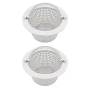 2Pcs Pool Skimmer Basket Convenient Wear-resistant Fine Hole Anti-clogging Pool Filter Basket Skimmer Pool Accessories