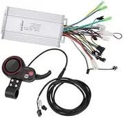 Vuzmode Electric Scooter Controller, 2 in 1 LH100 48V Electric Mountain Bike Controller LCD Thumb Shifter Set (500W) E-Scooter Brushless Controller