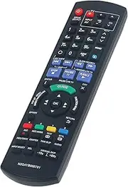 PERFASCIN N2QAYB000781 Replacement Remote Control fit for Panasonic Blu-ray Disc Player DMR-HW220 DMR-HW220GL DMR-HW220GN DMRHW220GN DMRHW220 DMRHW220GL
