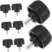 8pcs Electronic Scale Accessories Scales Parts Adjustable Height Gauge Tech Drum Brake Tool Supply Tool Mag Dial Indicator Holder Pad Strategy Bead Board Electric Knob Rubber Black