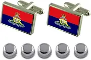 [Select Gifts] Shirt Dress Studs Royal Artillery Regiment Military England Flag Cufflinks