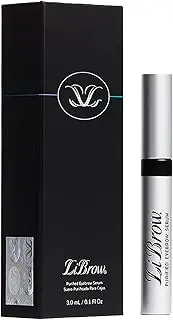 LiBrow Purified Eyebrow Physician-Formulated Serum for Fuller & Thicker Looking Eyebrows | Natural Eyebrow Enhancer Safe for Sensitive Skin | 90-Day Supply (3ml)