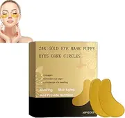 24K Gold Under Eye Patches, Eye Masks for Puffy Eyes, Under Eye Patches for Dark Circles & Puffiness, Under Eye Mask for Eye Care, Eye Patches for Dark Circles, Dark Circles Under Eye (1pcs)