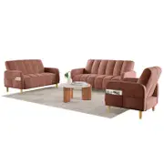 Anica Velvet Sofa Bed Living Room Package