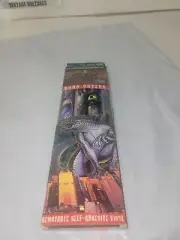 Vintage 1998 Godzilla Peel and Stick Vinyl Book Covers 4 Pack 13" X 30" Bc