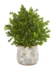 Nearly Natural Sweet Grass Artificial Plant in Floral Vase