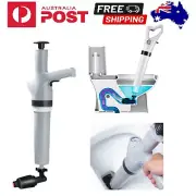 Toilet Plunger Unblocker Air Drain Blaster High Pressure Pump Sink Pipe Cleaner