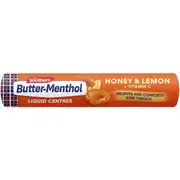 Nestle Butter-Menthol Liquid Centres Honey & Lemon Throat Lozenges 10 pack