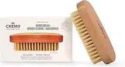 CREMO - Premium Beard Brush For Men | 100% Natural Sisal | Wood Handle To Shape & Style Facial Hair