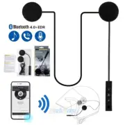 Motorcycle Helmet Headset Speakers Mic Bluetooth Handsfree Call Control Intercom