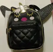 Luv Betsey Johnson Quilted Unicorn Cat Winged Mini Backpack Bag Purse NEW W TAGS