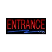 NEW “ENTRANCE" UNDERLINE 27x11 SOLID/ANIMATED LED SIGN w/CUSTOM OPTIONS 20232