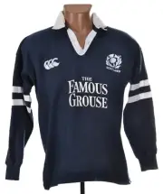 SCOTLAND 2001/2002 HOME RUGBY UNION SHIRT CANTERBURY S FAMOUS GROUSE