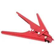 (Red)Nylon Cable Tie Adjustable Tension Plastic Zip Tie Fastening And.