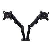 Dual Screen Gas-strut Monitor Stand Mount Desktop Bracket for LED/LC