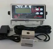 Compression Scale 500X0.1 lb S Type load cell / Lp7515 Indicator, New