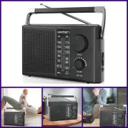 Portable AM FM Radio AC Power, Big Speaker Earphone Jack for Gift, Elder