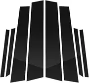 SILILAN for XF Sportbrake 2008 2009 2010 2011 2012 2013 2014 2015 Car Pillar Posts Door Window B C Column Trim Stickers Decal